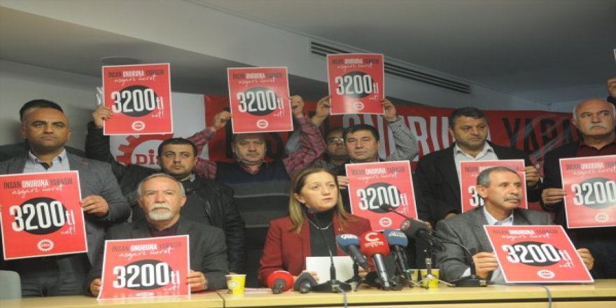 DİSK, 2020 asgari ücret talebini açıkladı