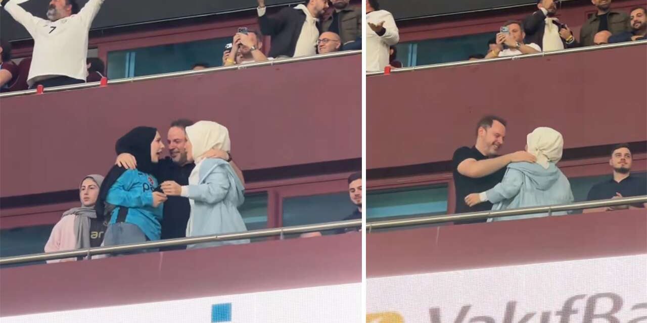 Berat Albayrak Ve Esra Albayrak’tan Salah Tezahüratı