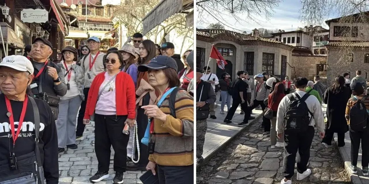 Karabük'ün Tarihi Konaklarıyla Ünlü İlçesi Safranbolu'da Hafta Sonu Yoğunluğu