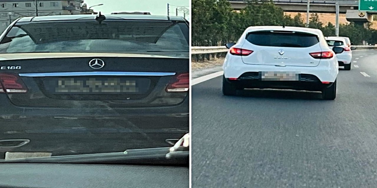 Tartışma Yaratan Plakalar! Görenler "Gerekeni Yapın" Diyerek Emniyeti Etiketliyor