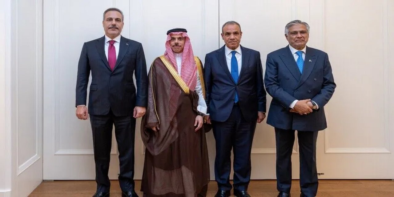 Bakan Fidan, Türkiye-Mısır-Pakistan-Suudi Arabistan Dışişleri Bakanları Toplantısı’na Katıldı