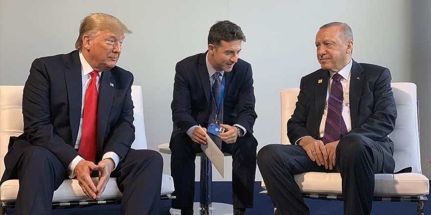 Cumhurbaşkanı Erdoğan İle ABD Başkanı Trump Bir Araya Geldi