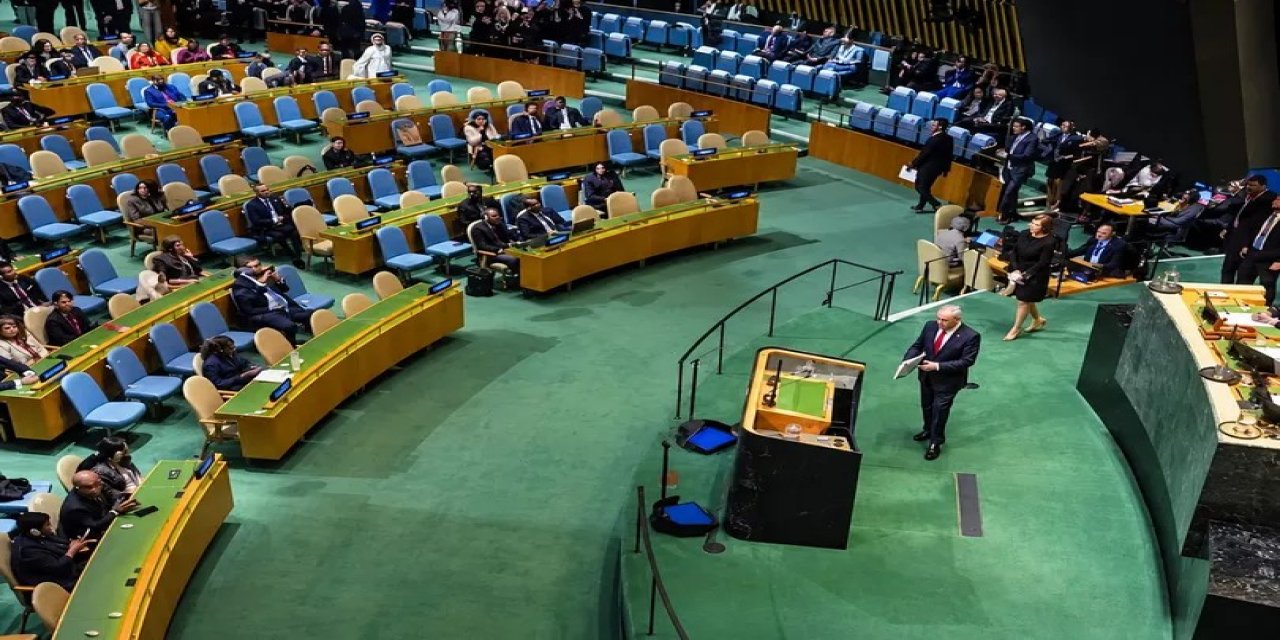 Filistin Asıllı Milletvekili Tibi, BM'de Boş Salona Konuşan Netanyahu'yla Dalga Geçti