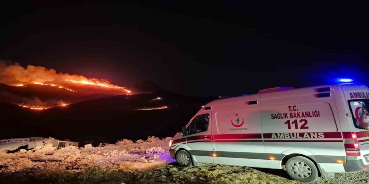 Bodrum'da Makilik Alan Alev Aldı! Rüzgar Yangını Geniş Bir Alana Taşıdı
