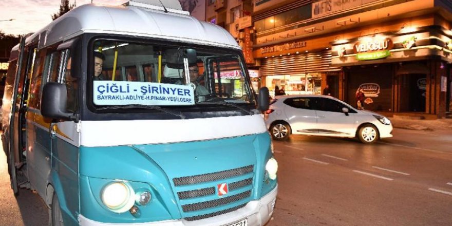 İzmir'de minibüslere yüzde 17 zam yapıldı