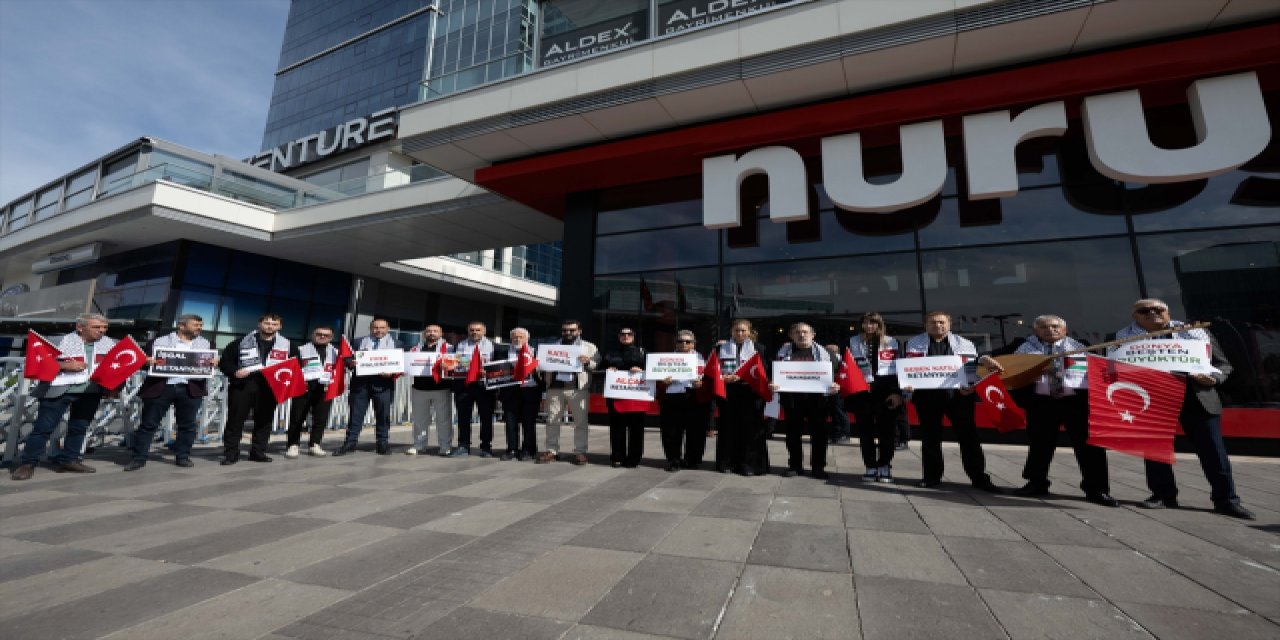 Türkiye Basın Federasyonu, İsrail Başbakanı Netanyahu'yu Protesto Etti