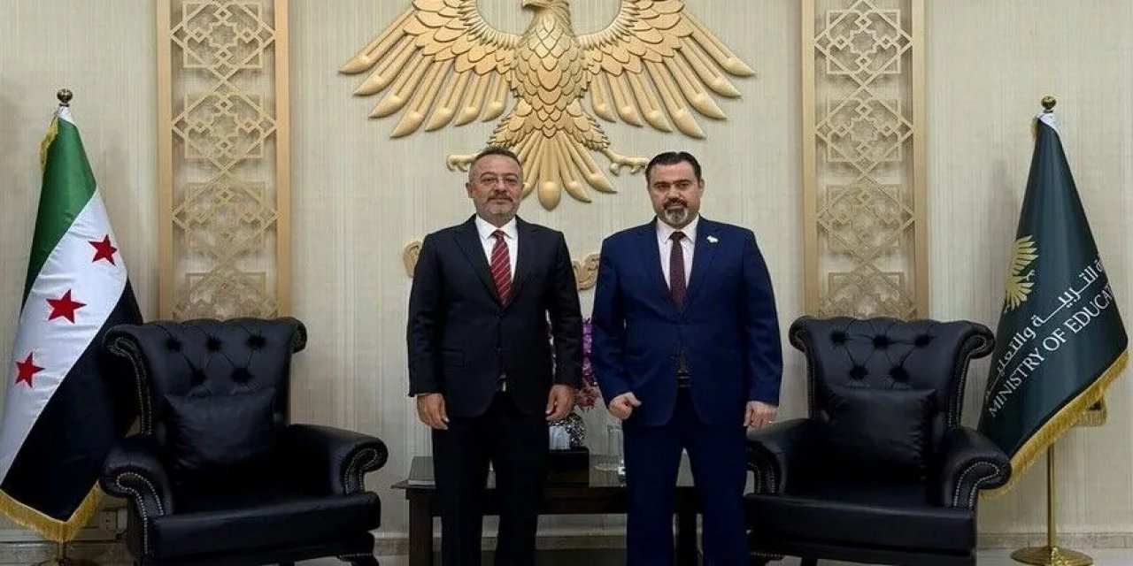 Türkiye'nin Şam Büyükelçisi Yılmaz, Suriye Eğitim Bakanı Turko İle Eğitim Alanındaki İşbirliğini Görüştü