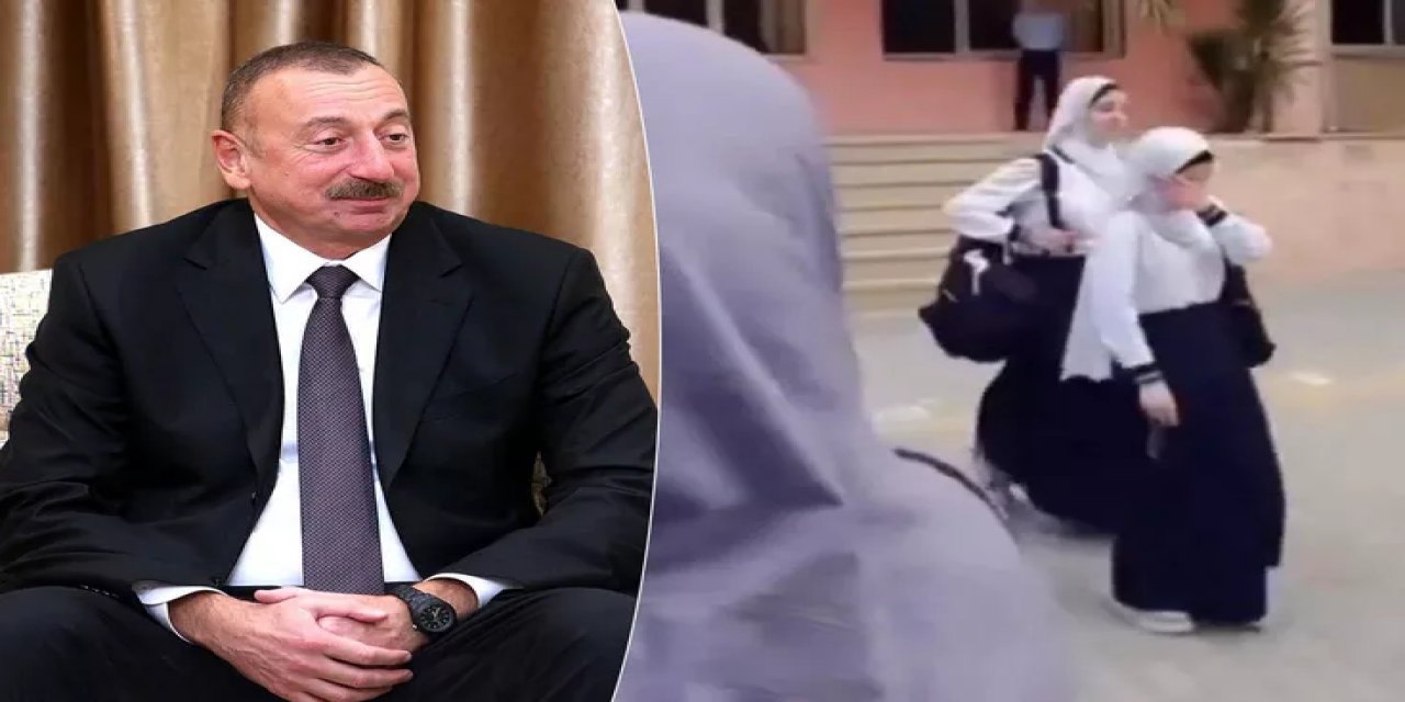 Azerbaycan'da 28 Şubat'ı Hatırlatan Görüntü! Başörtülü Öğrencileri Okula Almadılar
