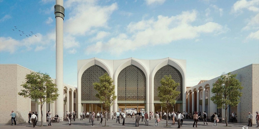 Almanya'da 2 Bin Kişilik Cami Ve Külliye Projesi Tanıtıldı