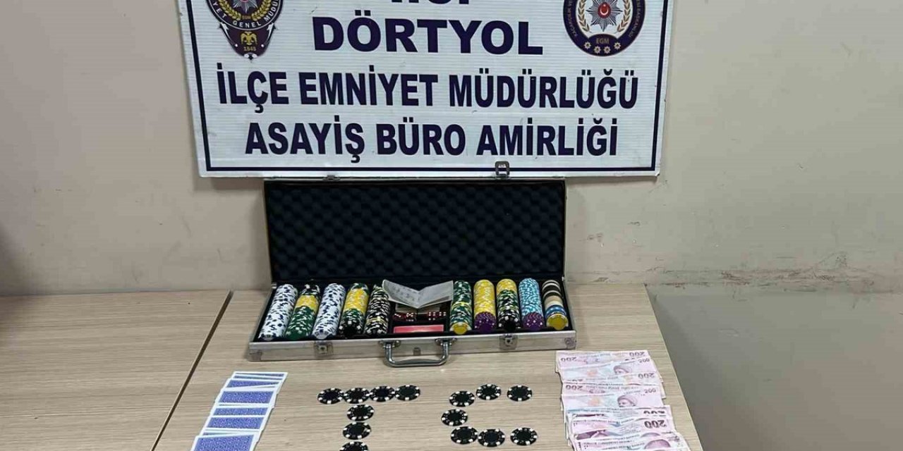 Hatay Dörtyol'da Kumar Oynayan 6 Kişiye 69 Bin 624 TL İdari Para Cezası Verildi