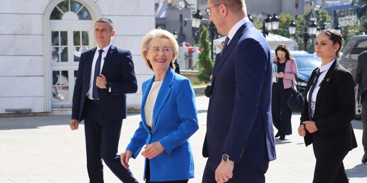 AB Komisyonu Başkanı Von Der Leyen, Kuzey Makedonya'nın Ab'ye Ait Olduğunu Söyledi