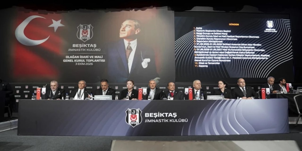 Beşiktaş'ın Olağan İdari Ve Mali Genel Kurul Toplantısı Başladı