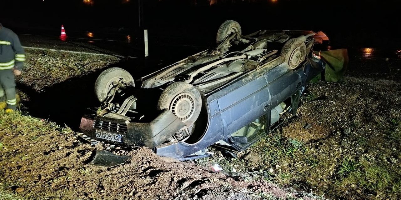 Konya Beyşehir'de Yağışlı Havada Ardı Ardına Meydana Gelen 3 Kaza 11 Kişiyi Yaraladı