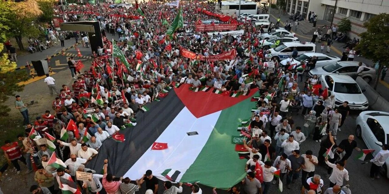 Ankara'da "Gazze İçin Özgür Filistin Yürüyüşü" Yapılacak