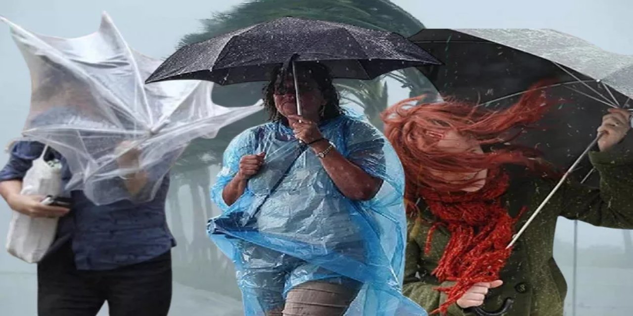 Meteoroloji'den Sağanak Ve Kuvvetli Rüzgar Uyarısı! Hava Bir Anda Değişecek
