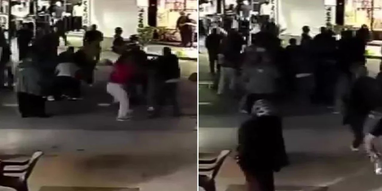 Anne Ve Kızını Cadde Ortasında Acımasızca Darbettiler