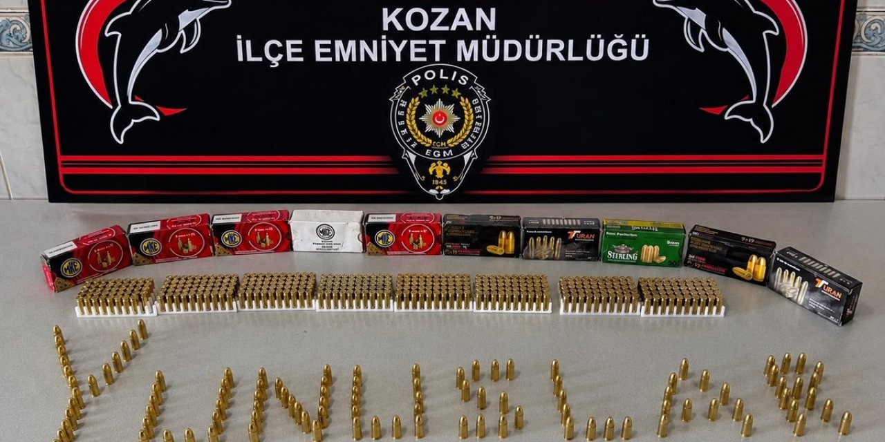 Kozan'da 9 Şüpheli Tutuklandı, 504 Tabanca Fişeği Ve Uyuşturucu Ele Geçirildi