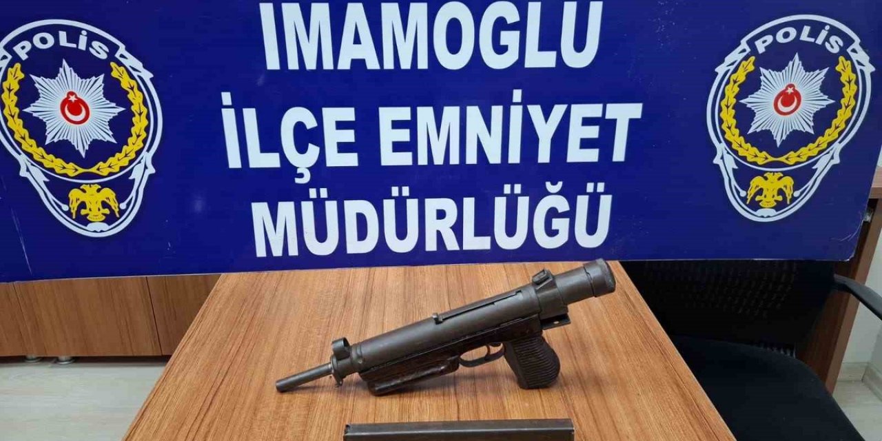 Adana İmamoğlu'nda Huzur Denetimlerinde 3 Şüpheli Tutuklandı, Makineli Silah Bulundu