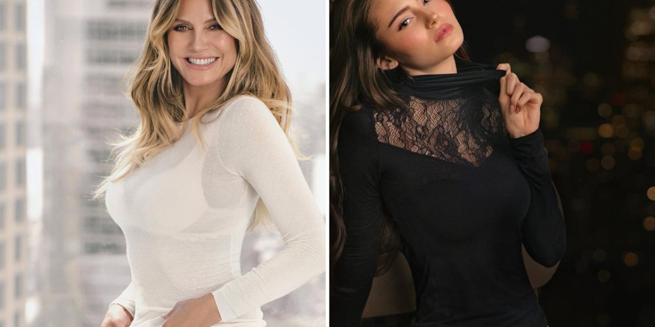 Daha Önce Tepki Çekmişlerdi! Heidi Klum Ve Kızı Yine Kamera Karşısında