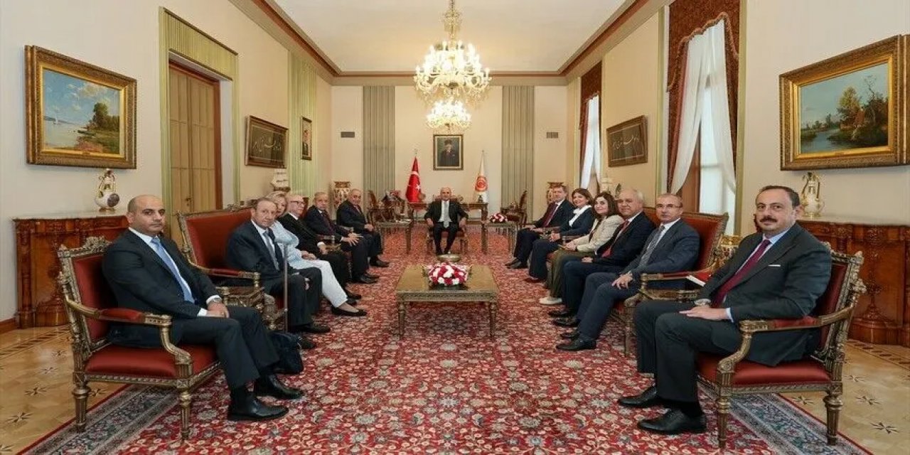 TBMM Başkanı Kurtulmuş, Ürdün-Türkiye Parlamentolar Arası Dostluk Grubu Heyetini Kabul Etti