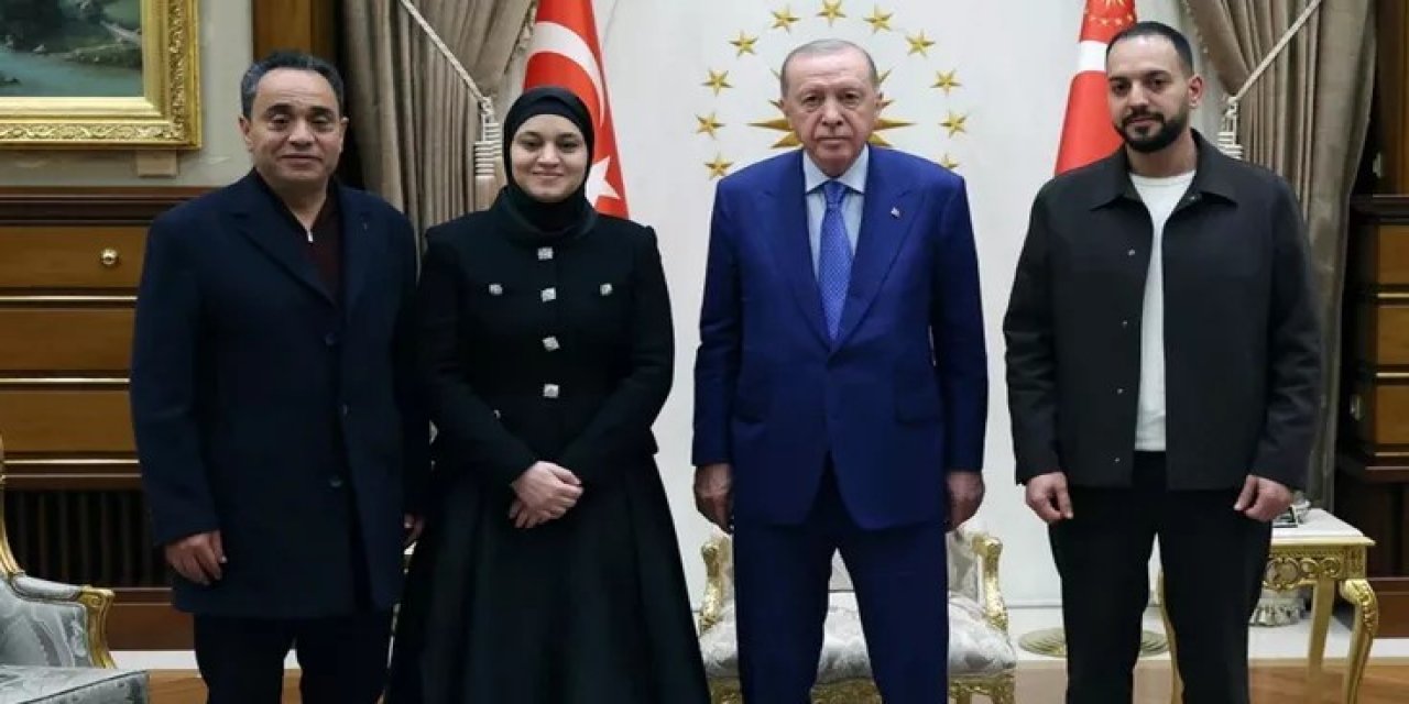 Cumhurbaşkanı Erdoğan, Filistinli Hind Rajab’ın Ailesini Kabul Etti