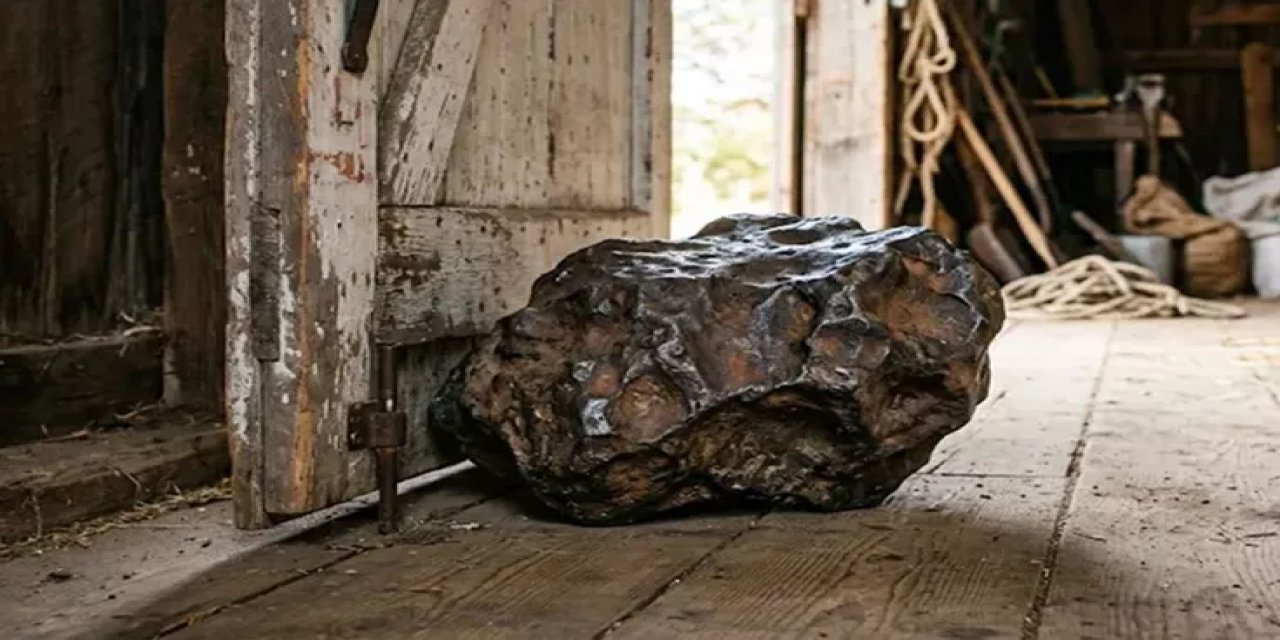 30 Yıl Boyunca Ahır Kapısını Tutsun Diye Kullandığı Taş 4,5 Milyar Yıllık Meteor Çıktı! Değeri 75 Bin Dolar