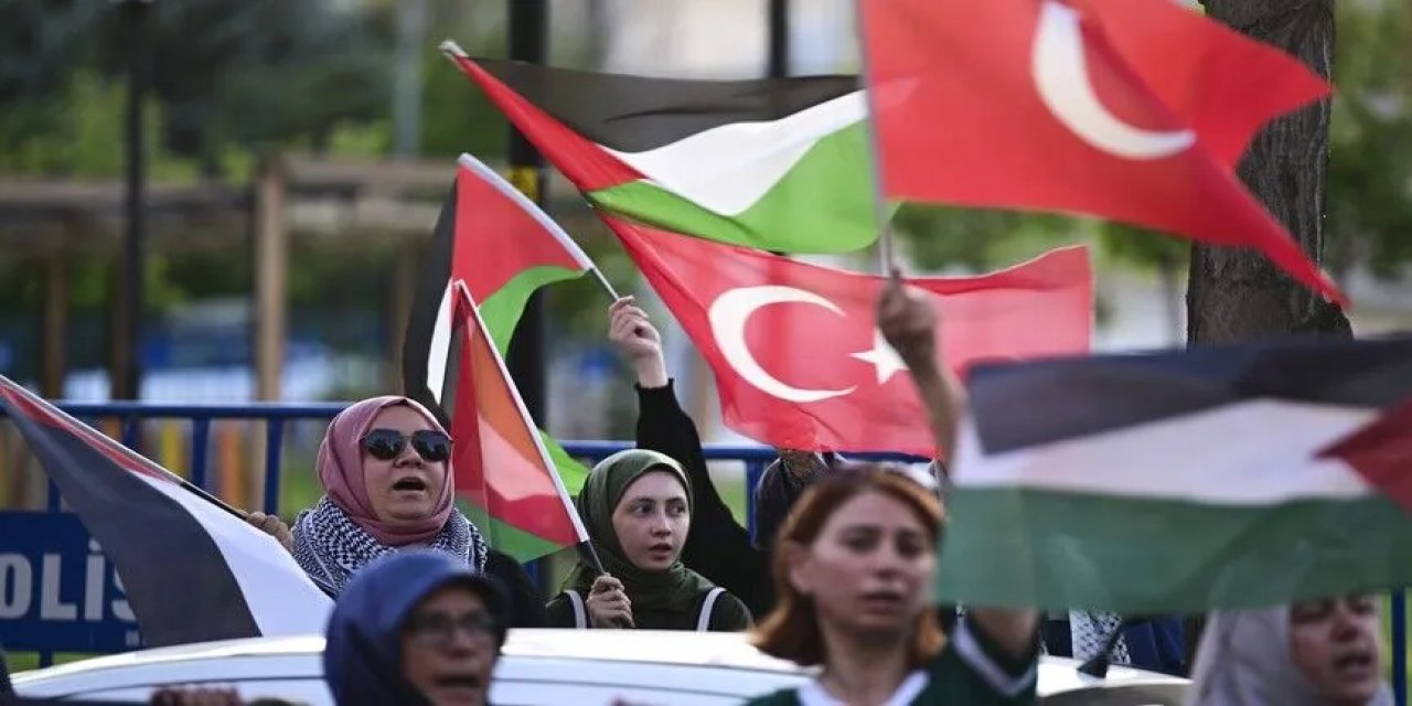 Filistin'e Destek Platformundan Gazze'de Ölen Çocuklara Dikkati Çekmek İçin Program