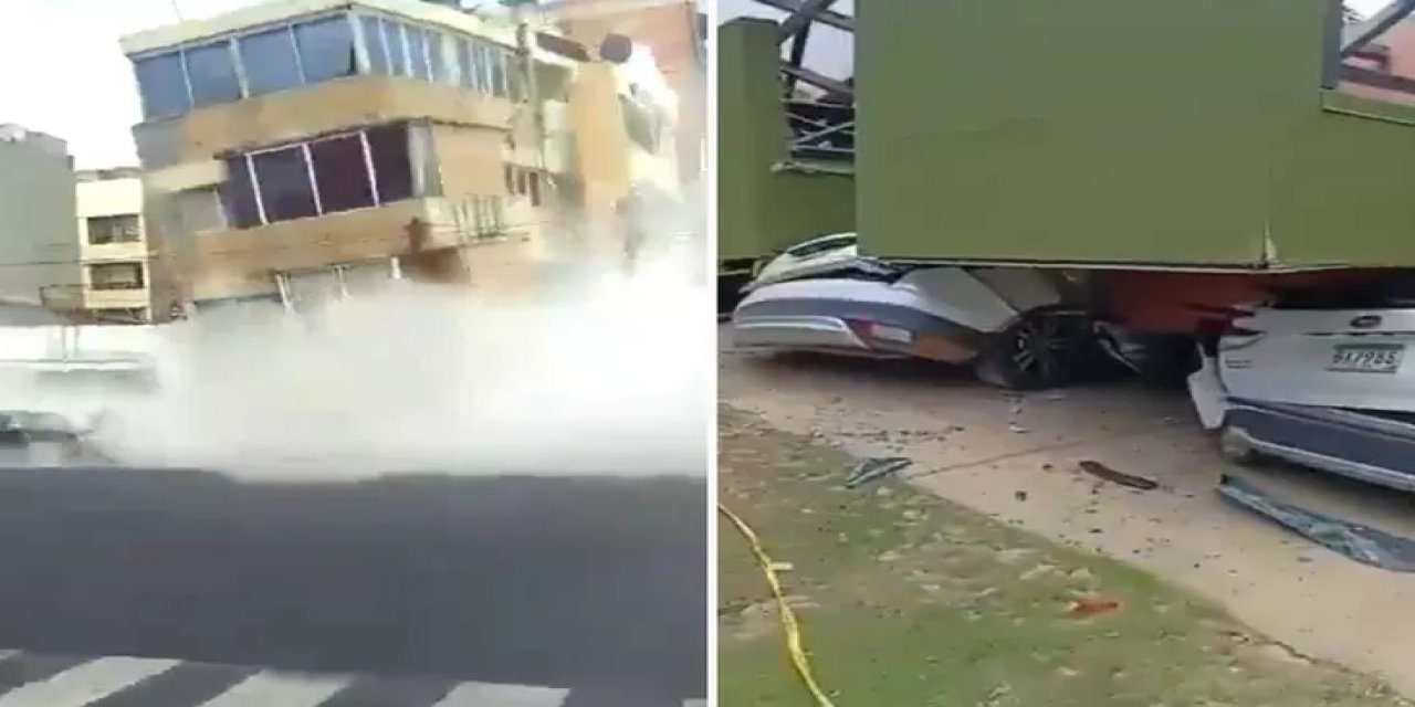 7.7 İle Sallanan Panama'dan Felaket Görüntüleri
