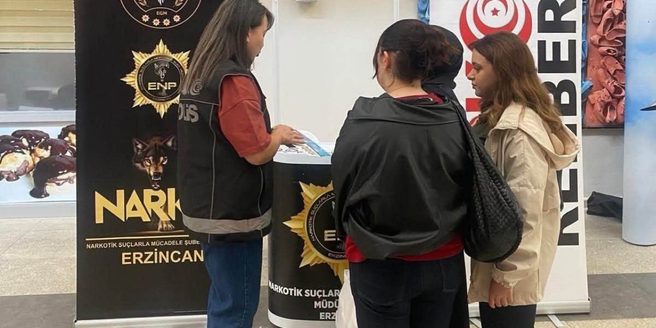Erzincan'da Narkotik Bilgilendirme Çalışmalarında 6 Bin 600 Kişiye Ulaşıldı
