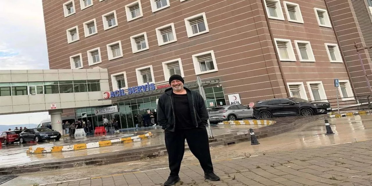 Kalp Krizi Tedavisi Gören Cem Yılmaz, ÇOMÜ Hastanesi'ne Kontrol İçin Geldi