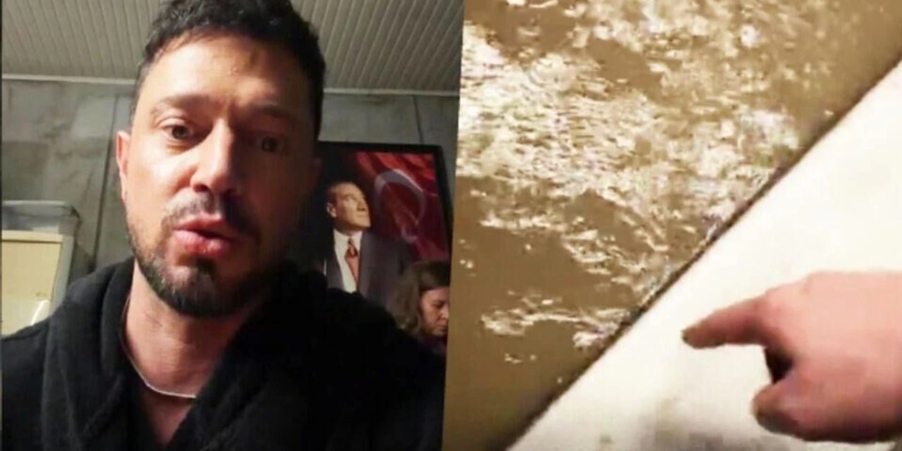 Dalgıç polisler, Ayazağa'da Su Basan Stüdyodan Murat Boz Ve Vatandaşları Botla Kurtardı
