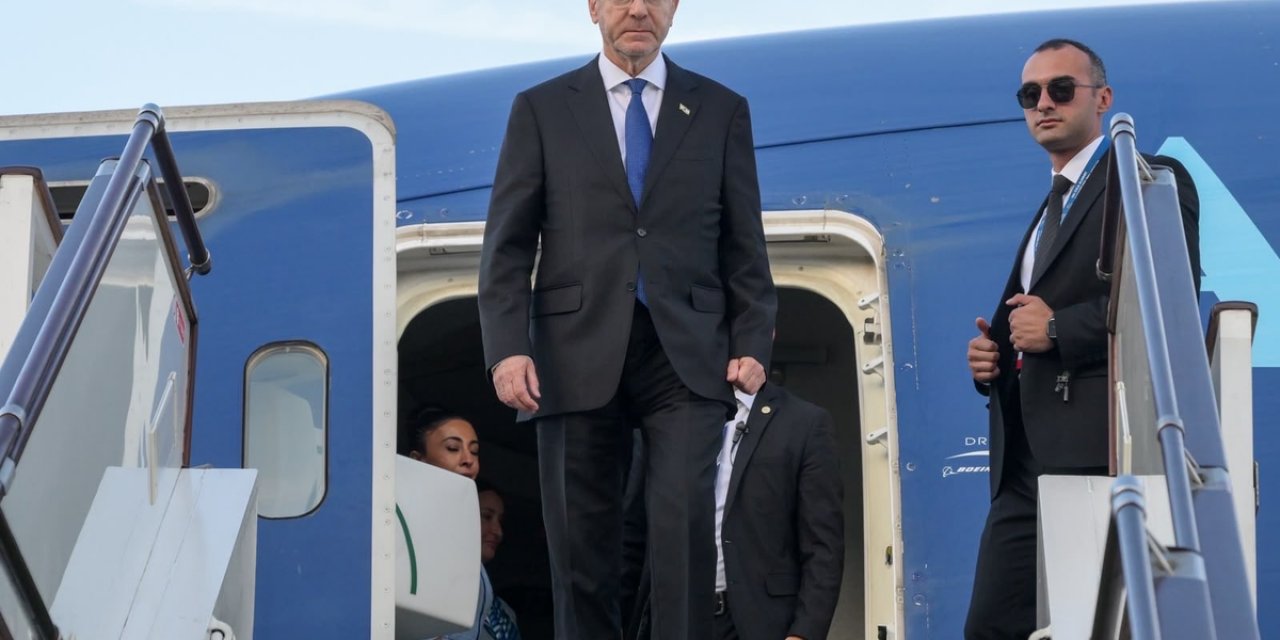 İsrail Cumhurbaşkanı Herzog, Bakü'ye Türk Hava Sahasını Kullanarak Gitti