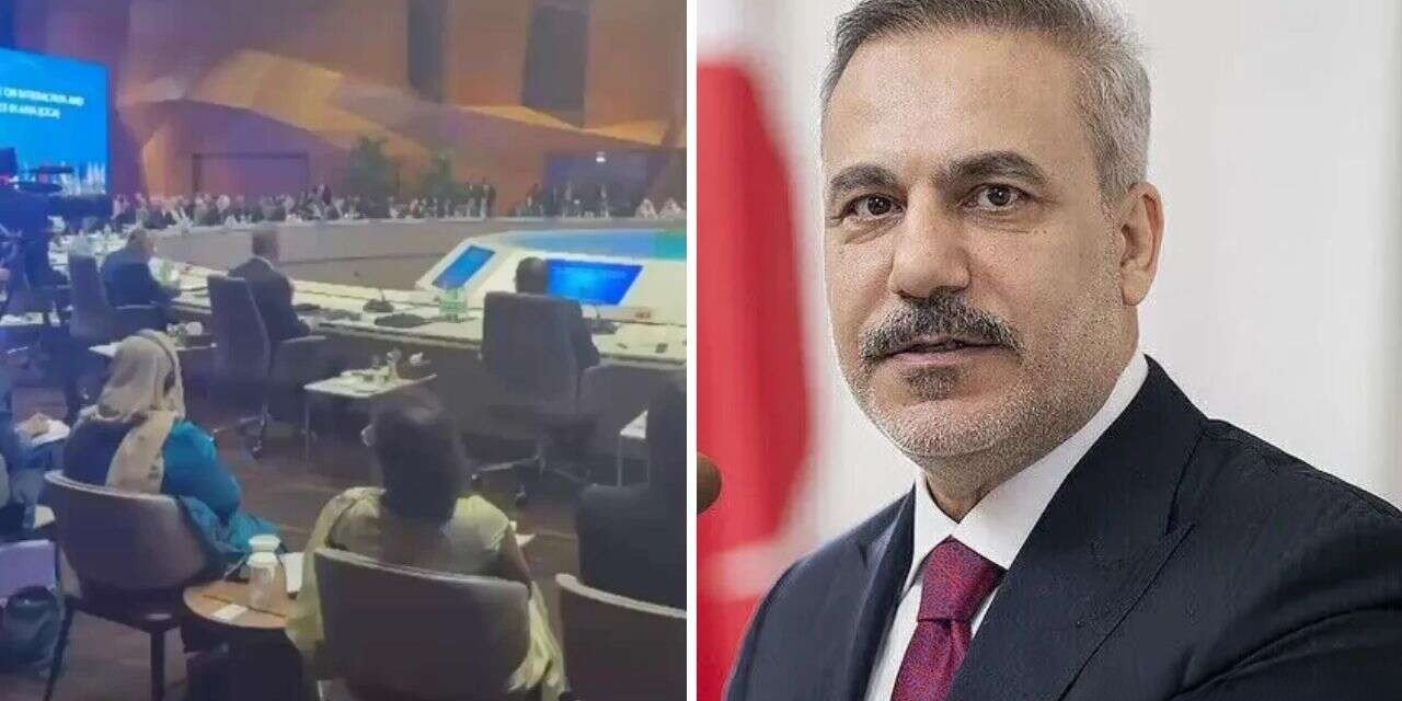 Bakü Zirvesi'nde Dikkat Çeken Anlar! Dışişleri Bakanı Hakan Fidan Herzog'un Konuşmasında Salondan Ayrıldı