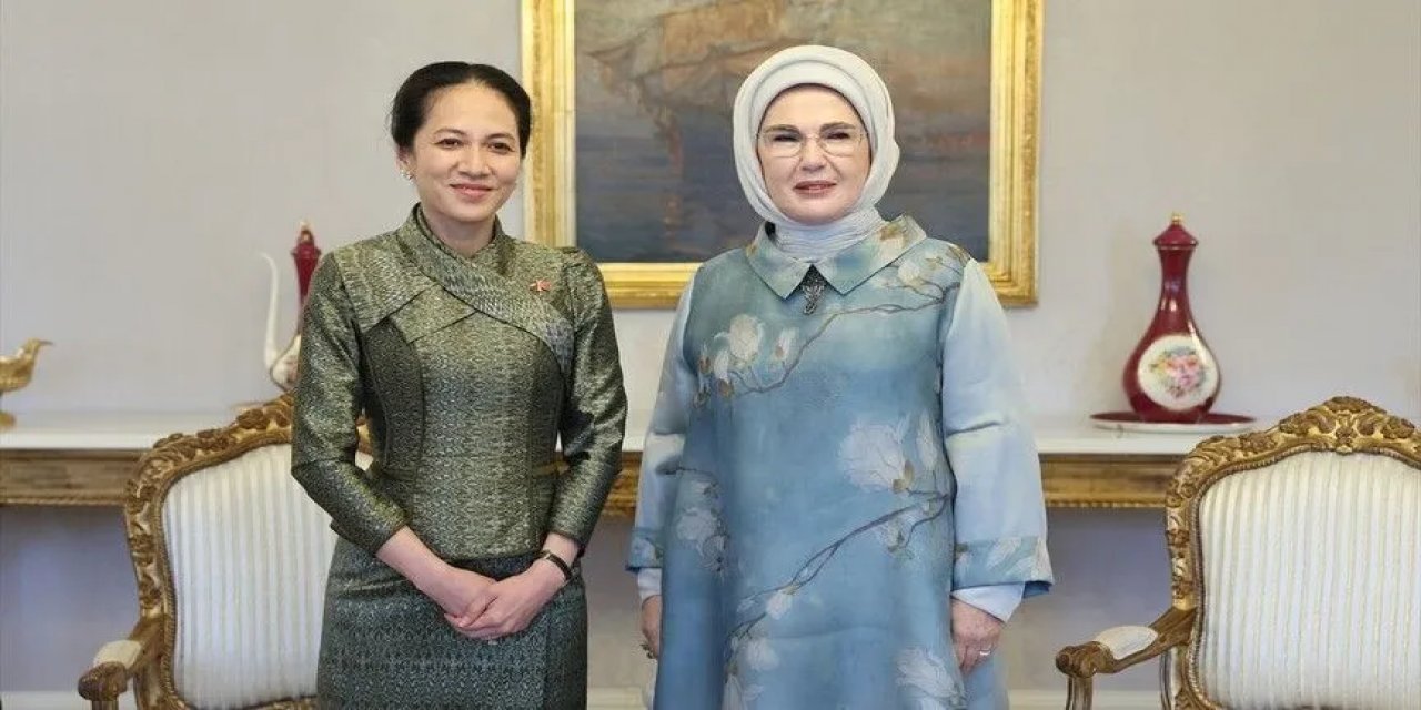 Emine Erdoğan, Kamboçya Başbakanı Manet'in Eşi Chanmony İle Görüştü