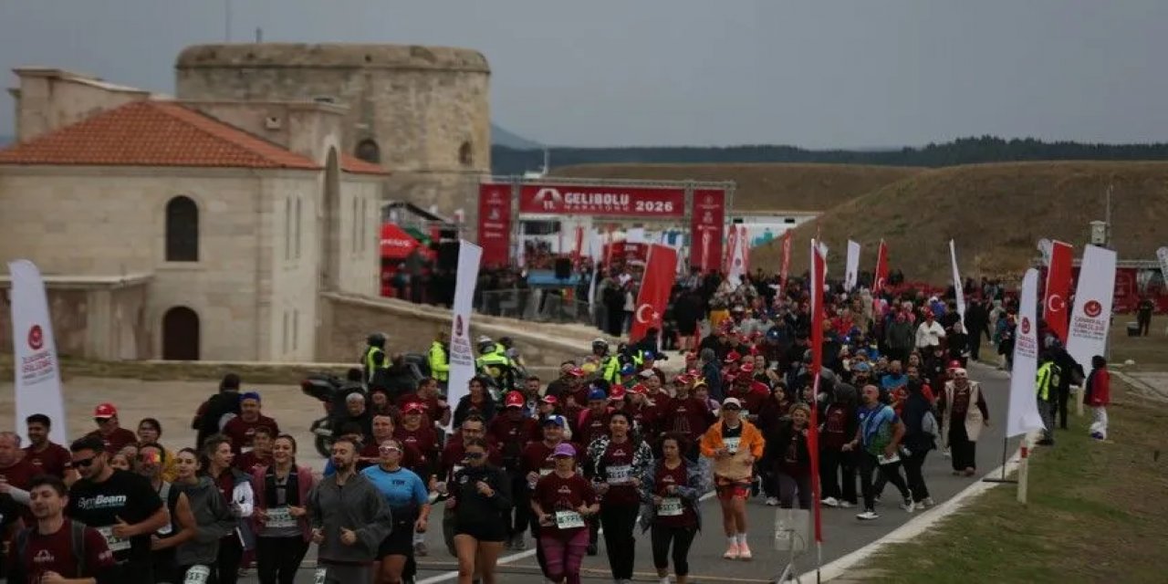 Çanakkale'de 11. Uluslararası Gelibolu Maratonu Başladı
