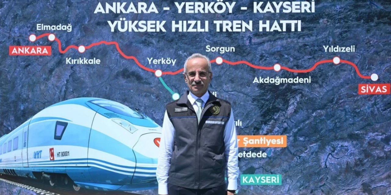 Ankara-Kayseri Seyahat Süresini 1 Saat 45 Dakikaya Düşürecek Projede Fiziki İlerleme Yüzde 50'yi Geçti