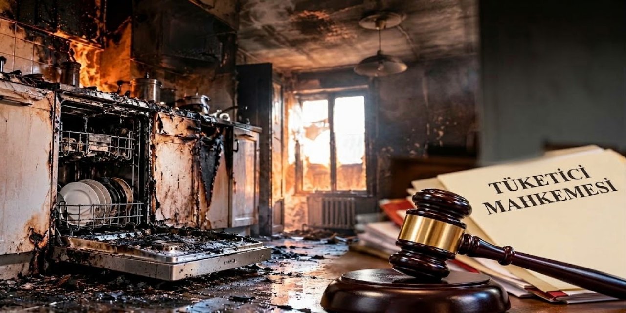Gizli Ayıplı Bulaşık Makinesi Evi Yaktı: Tüketici Mahkemesi Üreticiyi Tazminata Mahkum Etti