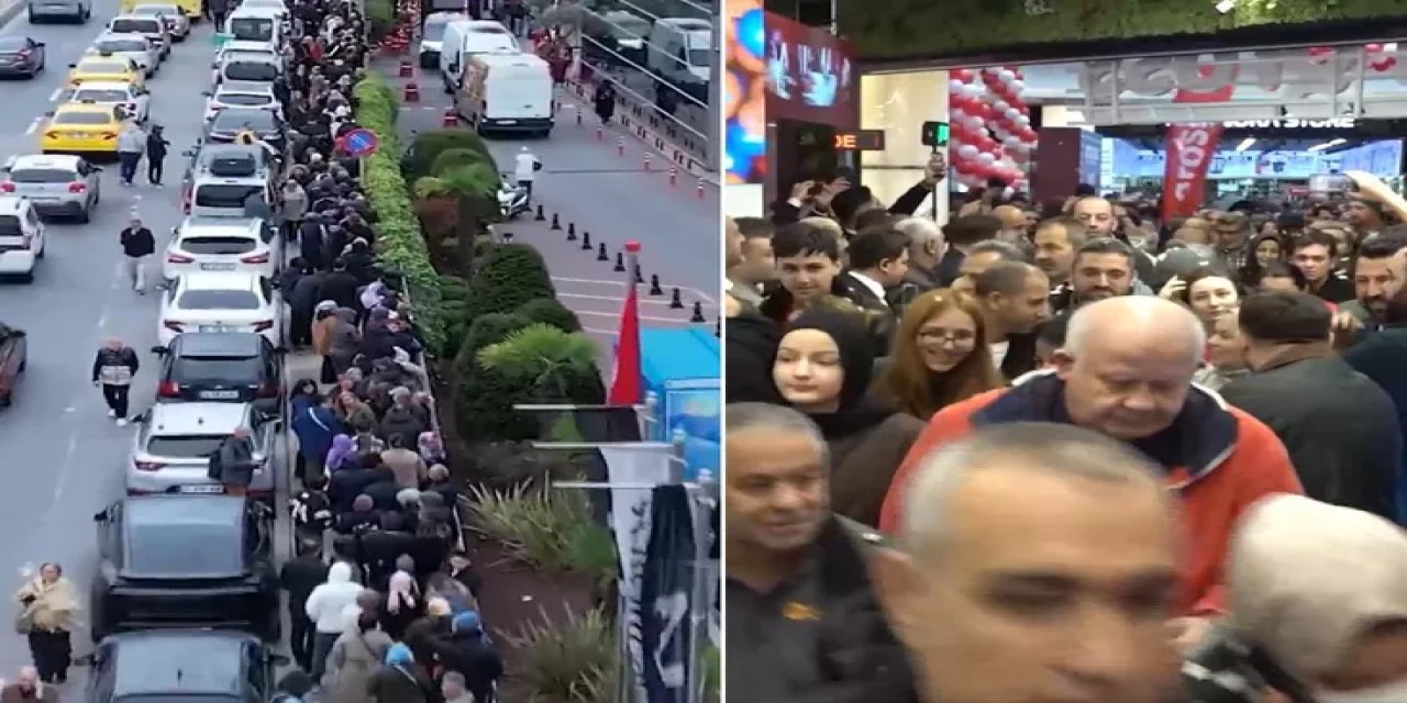 İstanbul'da İndirim Çılgınlığı! 60 Bin Kişi AVM'ye Akın Etti