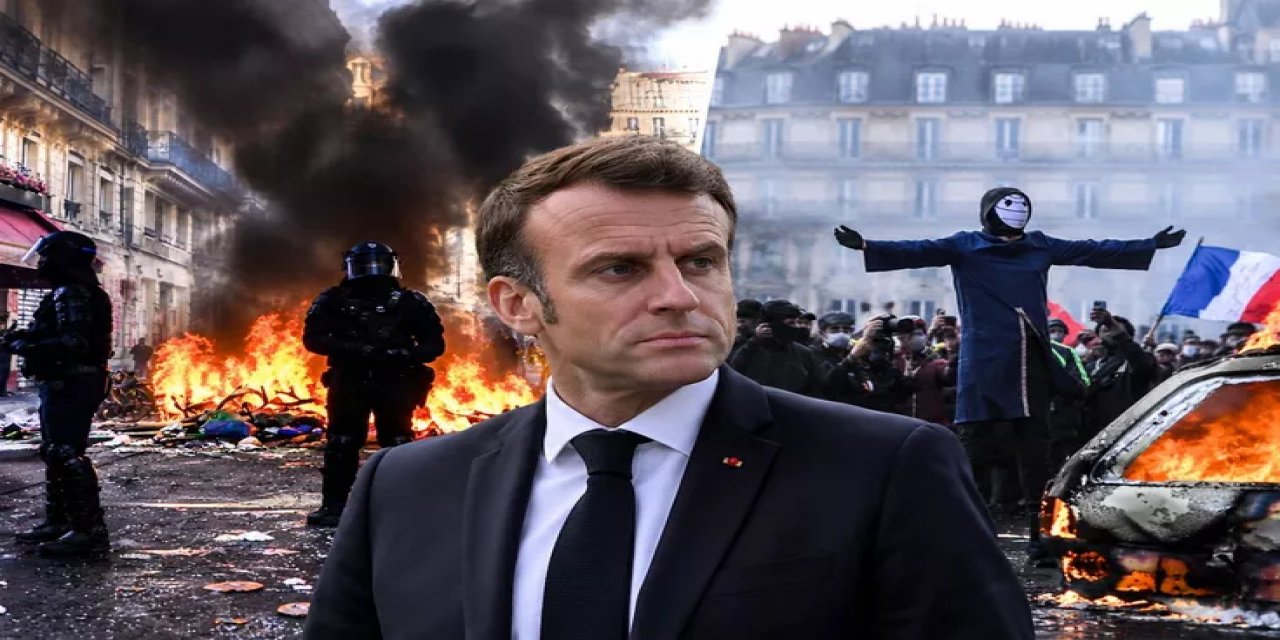 Fransa'da Gözaltı Sayısı 2 Bini Aştı, Macron'dan Gösterilere Yasak Sinyali