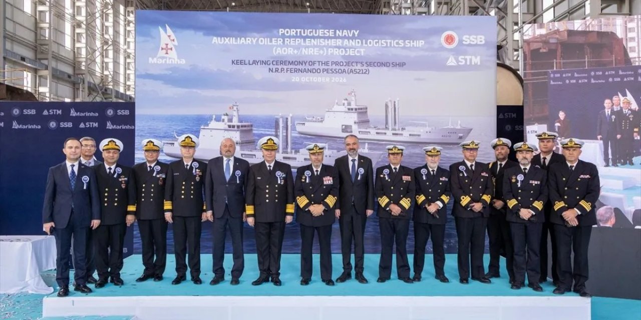 Portekiz'e Yapılan Tarihi İhracatta İkinci Lojistik Destek Gemisi Kızağa Alındı