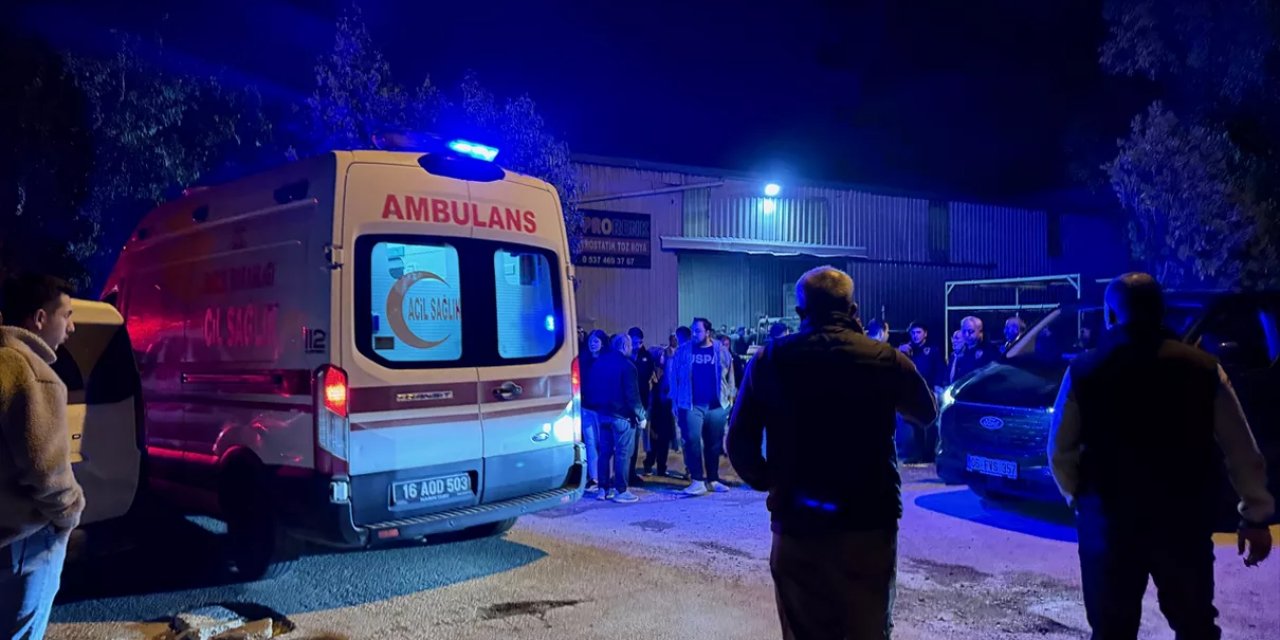 Bursa Nilüfer'de Boyahanede Forkliftten Düşen Parçalar 24 Yaşındaki Kişiyi Öldürdü