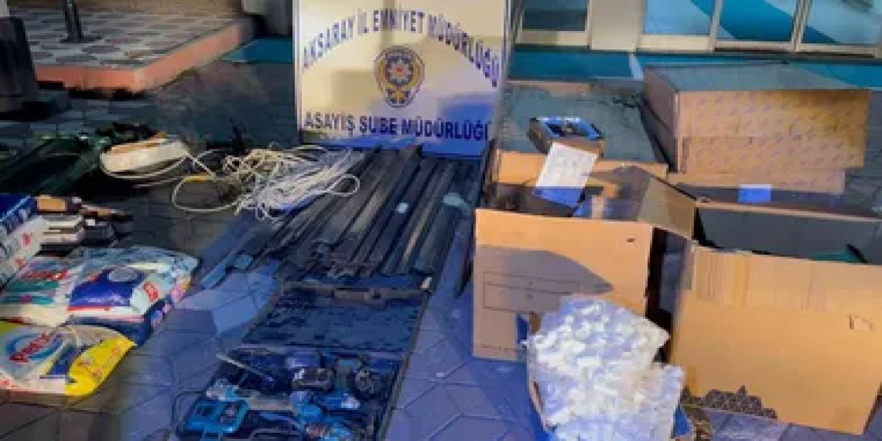 Aksaray'da Tır Ve İnşaatlardan Hırsızlık Şüphelisi Çaldığı Malzemelerle Yakalandı