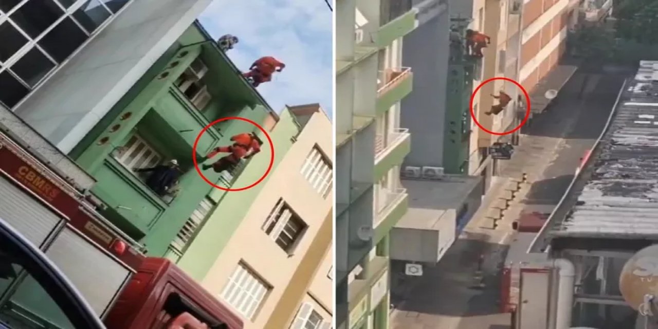 İtfaiye Eri Bir Can Kurtarmak İstedi! Sonrası Korkunç