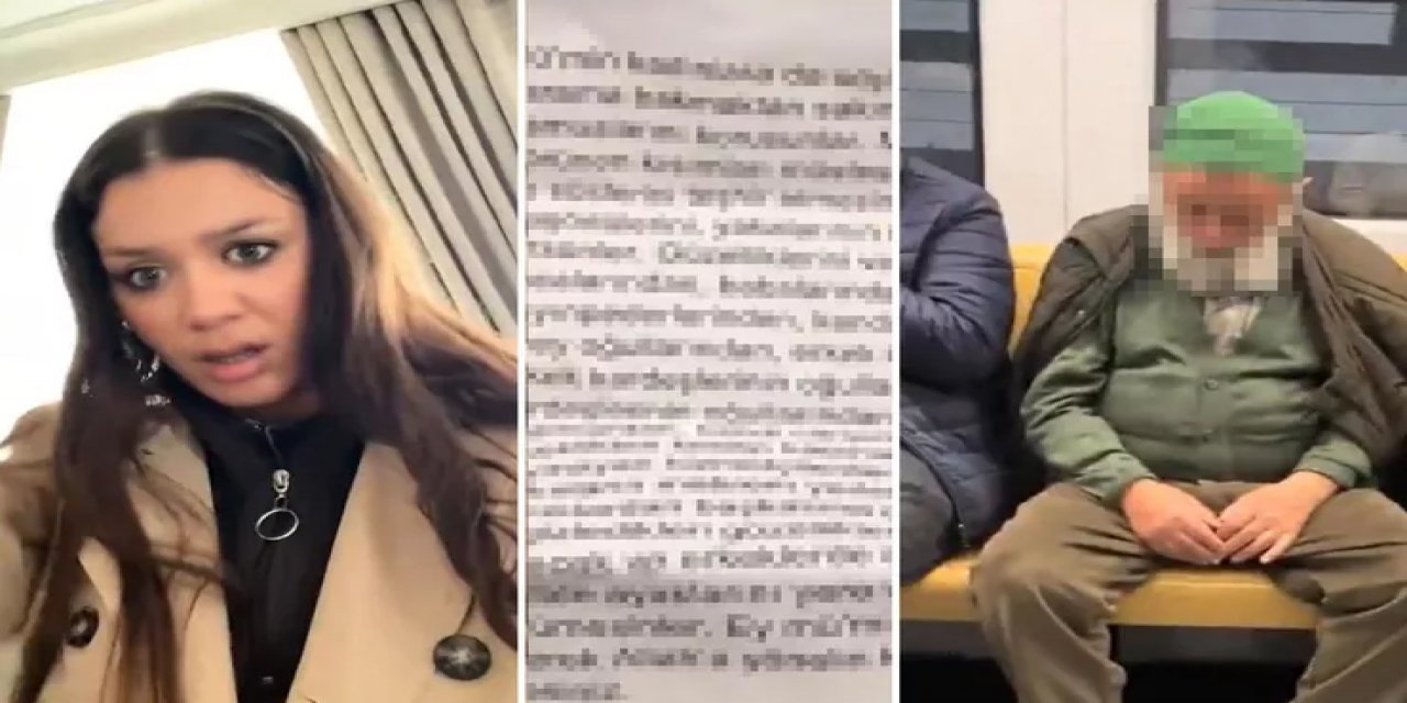 Metroda Yaşlı Adamın Eline Tutuşturduğu Kağıda İsyan Etti