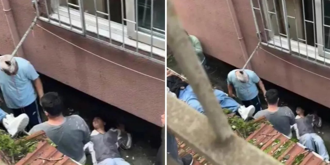Eve Kilitlenen 2 Genç Kız, Sarkıttıkları Çarşafla Kaçarken 3'üncü Kattan Düştü
