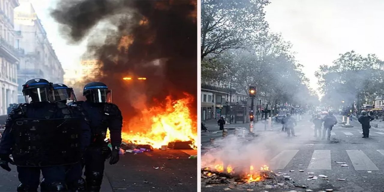 Avrupa'nın Göbeğinde Protesto Dalgası! Fransa'da Sokaklar Karıştı