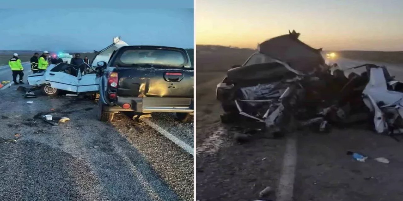 Otomobille Pikap Çarpıştı! Genç Sürücüden Acı Haber
