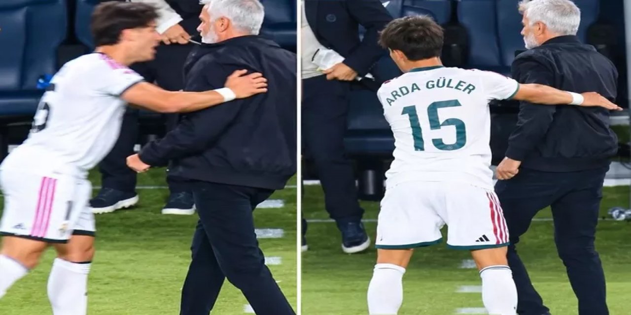 Arda Güler'den Mourinho'ya Olay Müdahale! Yere Düşüyordu