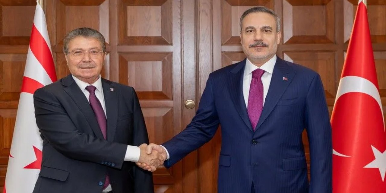 Dışişleri Bakanı Fidan, KKTC Başbakanı Üstel İle Ankara'da Görüştü