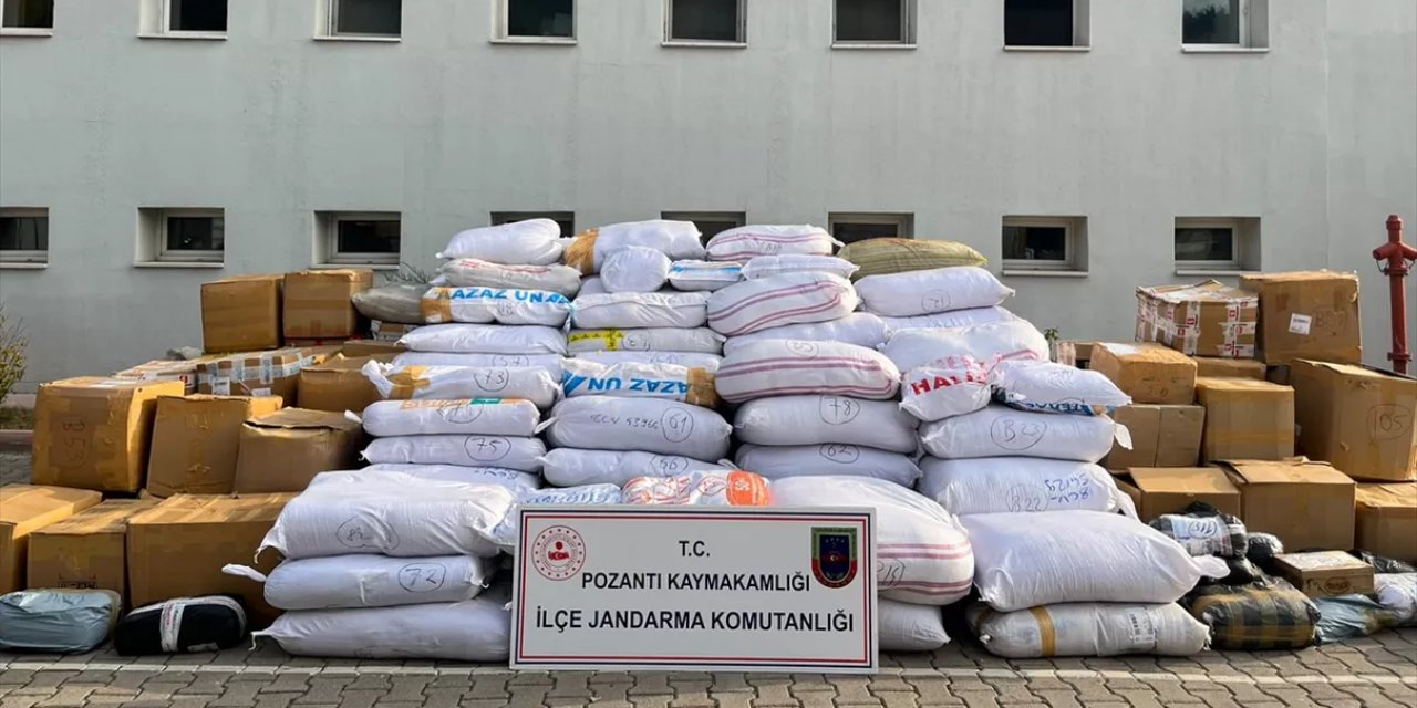Adana'da İki Tırda 6 Ton Kaçak Tütün Ele Geçirildi